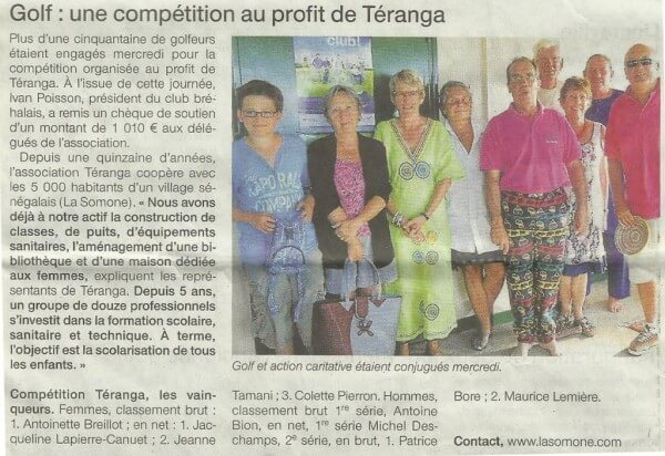 Article journal Ouest-France